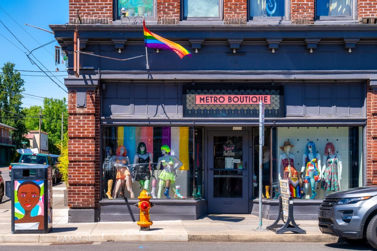 Hawthorne district in Portland