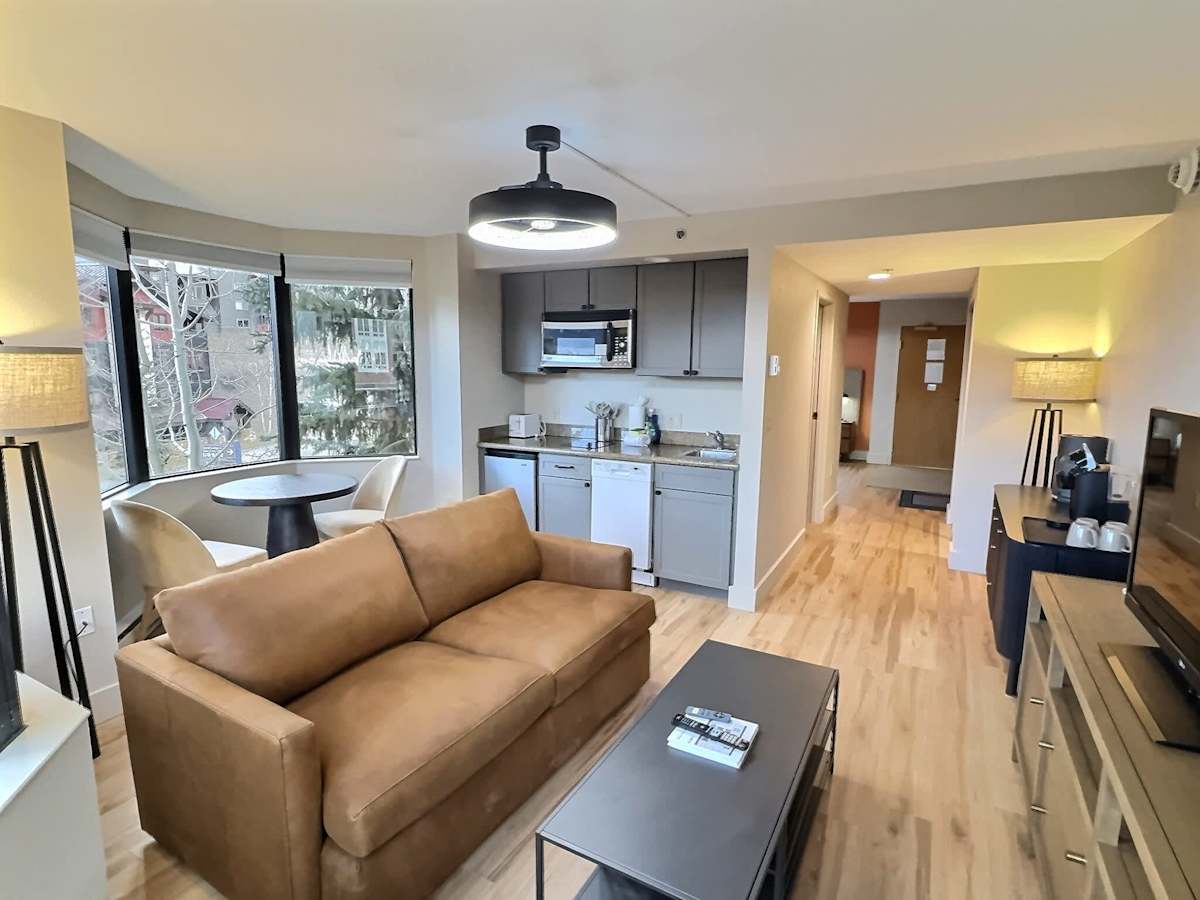 Kitchenette with everything you need! | Listed with @BookTraverse