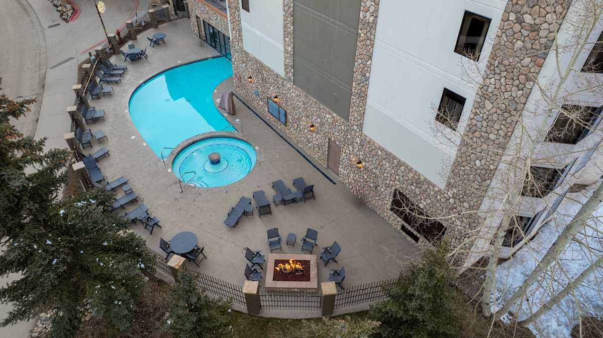 Indoor/Outdoor Pool, Fire pit listed with @BookTraverse