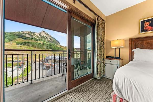 Balcony with an amazing view accessible from bedroom and living area. | Listed with @BookTraverse