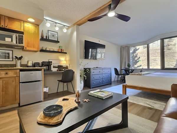 Space to relax after a day of mountain adventure | Listed with @BookTraverse