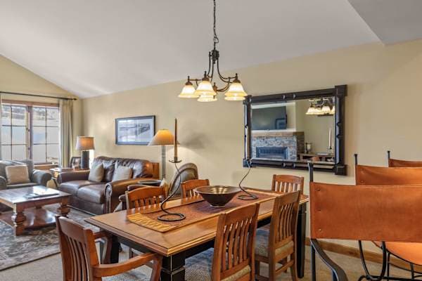 Dining area and living room | Listed with @BookTraverse
