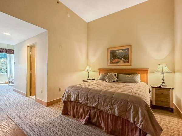 King Bed in separate sleeping area | Listed with @BookTraverse