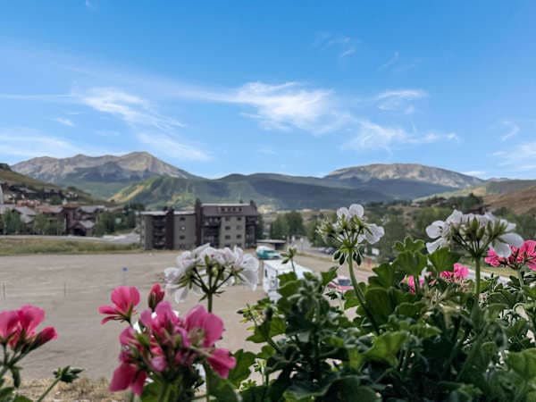 Balcony view of mountains! | Listed with @BookTraverse
