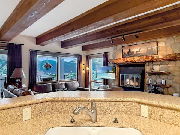 Kitchen with Bar top | Listed with @BookTraverse