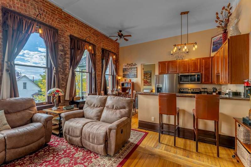 Historic Loft, Downtown Leadville, Balcony, Sauna